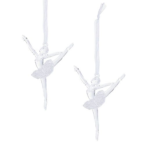 Christmas tree decorations ballerina 10cm 12pcs