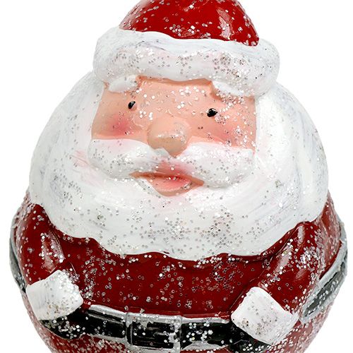 Product Christmas tree decorations Santa, snowman plastic Ø8cm 2pcs