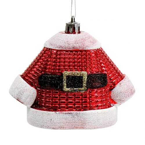Floristik24 Christmas tree decorations red, white 3pcs