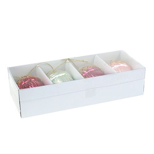 Floristik24 Christmas tree decorations acorn to hang 8cm assorted. 4pcs