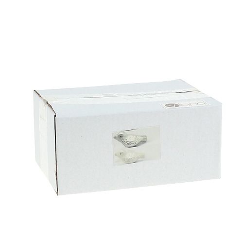 Floristik24 Christmas tree decorations glass bird on clip green sort. 4pcs