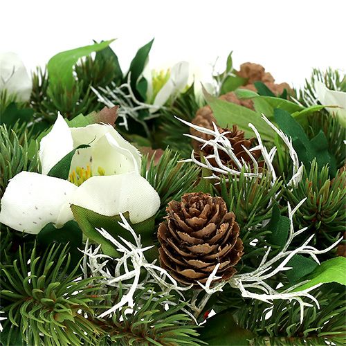 Floristik24 Christmas rose wreath Ø30cm