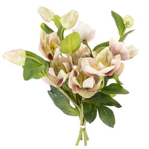 Christmas rose artificial flower decoration, 30cm bunch of 4 pieces buy online | Floristik24.ie
