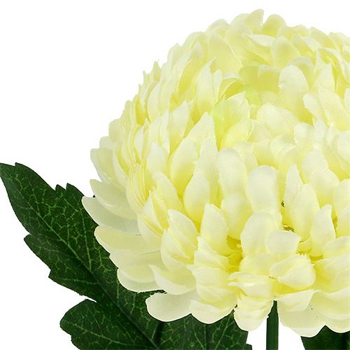 Product Chrysanthemum Cream Artificial Flower Ø7cm 18cm 4pcs