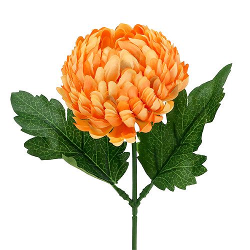 Floristik24 Chrysanthemum Orange Ø7cm L18cm 1pc
