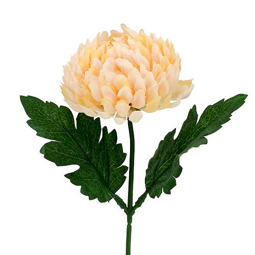 Artificial chrysanthemum peach Ø7cm L18cm