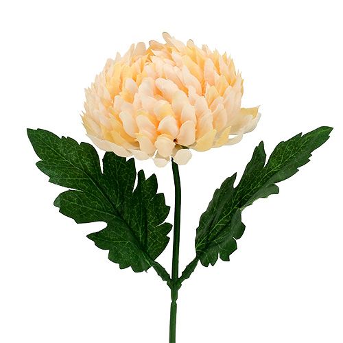 Floristik24 Artificial chrysanthemum peach Ø7cm L18cm