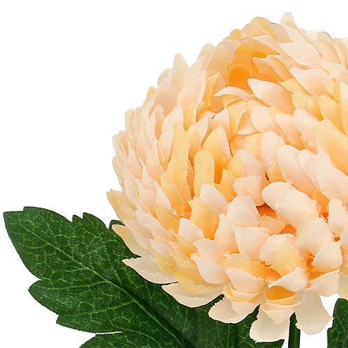 Floristik24 Artificial chrysanthemum peach Ø7cm L18cm