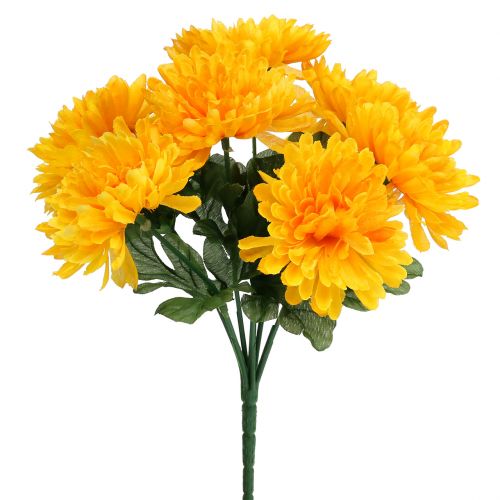 Floristik24 Chrysanthemum yellow with 7 flowers