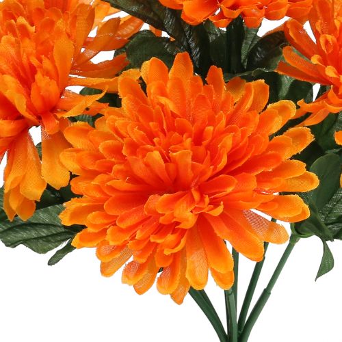 Floristik24 Chrysanthemum orange with 7 flowers