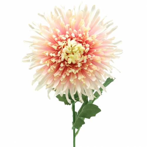 Chrysanthemum flower branch pink artificial 64cm