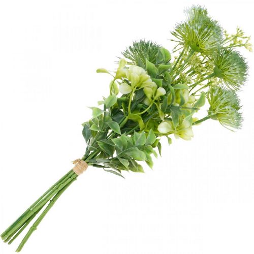 Floristik24 Silk flowers, artificial bouquet, flower decoration with thistles 40cm