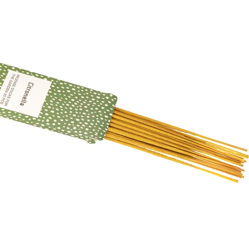 Floristik24 Citronella Incense Sticks Bamboo L50cm 20 Sticks x 2