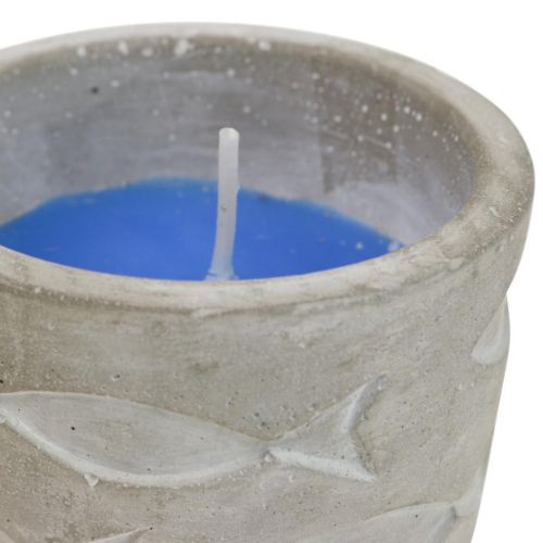 Floristik24 Citronella candle in a pot scented candle lemon Ø7.5cm H6.5cm