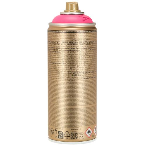 Product Color Spray Fluorescent Pink Paint Spray Montana Cans 400ml