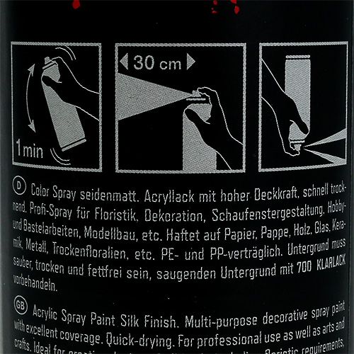 Floristik24 Color spray matt dark red 400ml