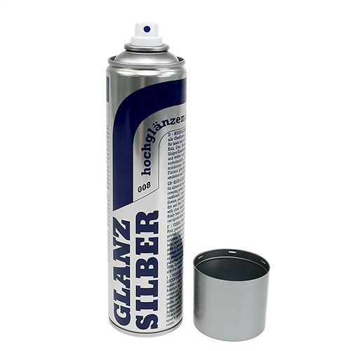 Floristik24 Color Spray Metallic Glossy Silver 400ml