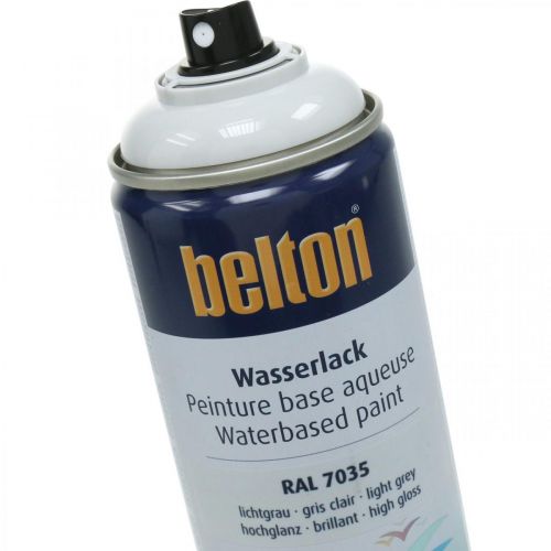 Belton free water-based paint gray high gloss spray light gray 400ml