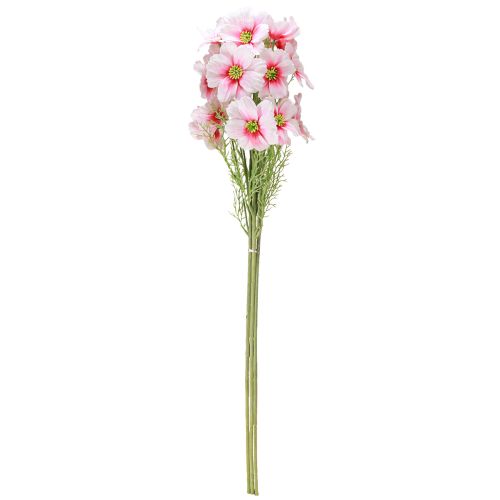Product Artificial Cosmos Flowers Pink 77cm Decorative Flowers Artificial Plants Silk Flowers Set of 3