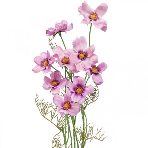 Floristik24 Cosmea jewelry basket purple artificial flowers summer 51cm 3pcs