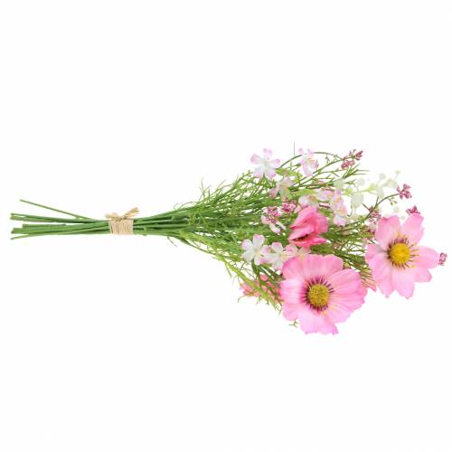 Floristik24 Cosmea and gypsophila in a bunch Artificial Pink Assorted 42cm