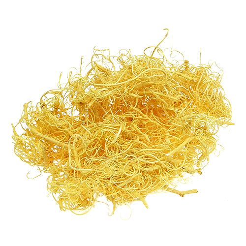 Floristik24 Curly moss light yellow 350g