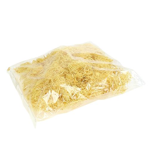 Floristik24 Curly moss light yellow 350g