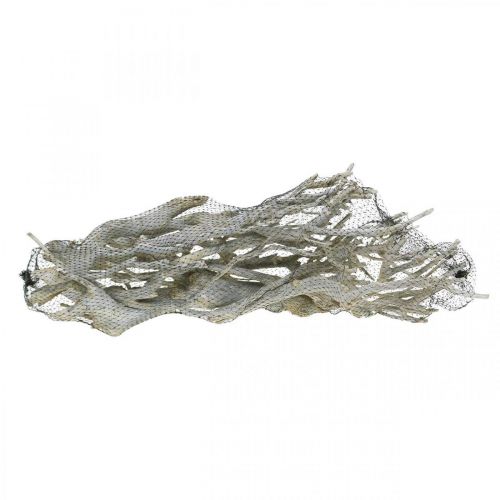 Floristik24 Curry bush decorative branches, Christmas decoration, Advent, natural decoration Golden, washed white L25–30cm 500g