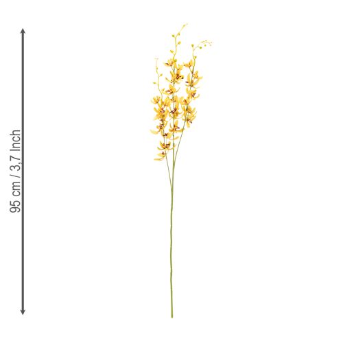Product Artificial Cymbidium orchid as a flower stem for elegant decoration, 95cm, 2 pieces