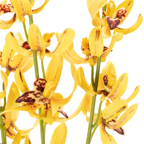 Product Artificial Cymbidium orchid as a flower stem for elegant decoration, 95cm, 2 pieces