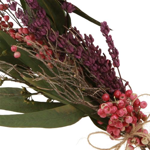 Product DIY Dried Flower Wreath Lavender Decoration Ø30cm - Creative DIY Set