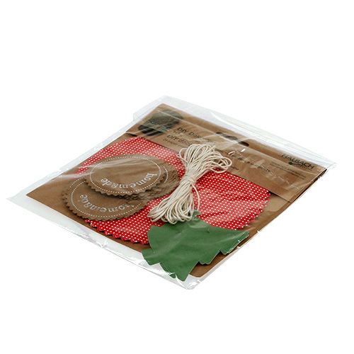 Floristik24 DIY decoration set for jam jar with cord 48 pieces