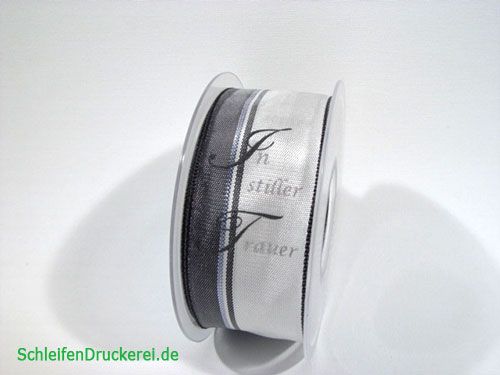 Floristik24 Mourning ribbon Br: 40mm L: 20m