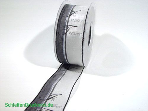 Floristik24 Mourning ribbon Br: 40mm L: 20m