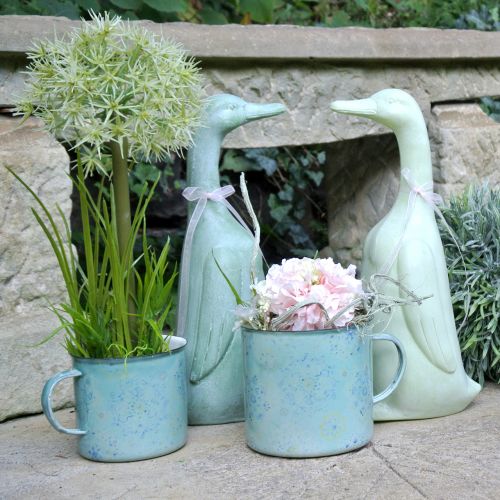 Product Decorative cup plant pot mandala enamelled Ø13cm H12cm