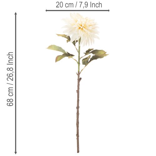 Artificial Dahlia Flower for Vase 68cm | Floristik24.ie