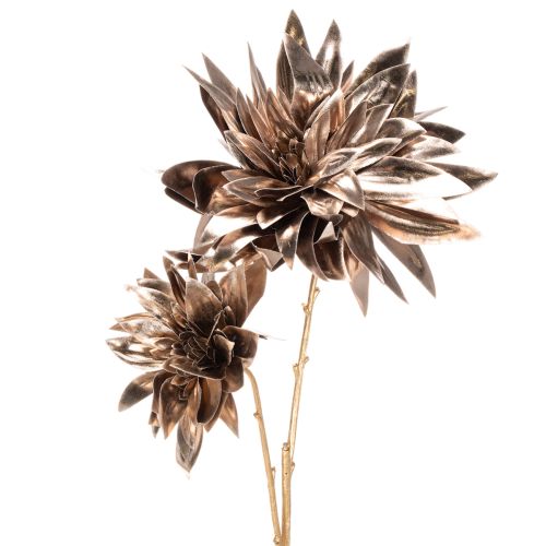 Artificial dahlia flower, long-stemmed with two blossoms, 75cm buy online | Floristik24.ie