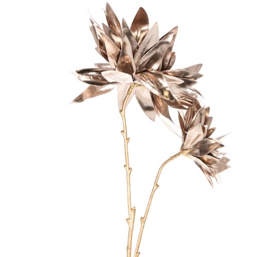 Artificial dahlia flower, long-stemmed with two blossoms, 75cm | Floristik24.ie
