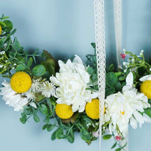 Product Dahlia white 28cm 4pcs