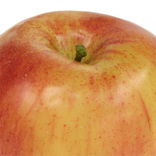 Floristik24 Decorative apple Ø10cm red yellow 3pcs