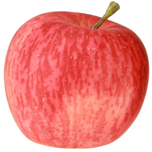 Floristik24 Small decorative apple red yellow real-touch artificial fruit 5.5cm 1 pc