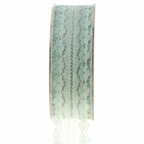 Decorative ribbon lace gray 30mm 20m