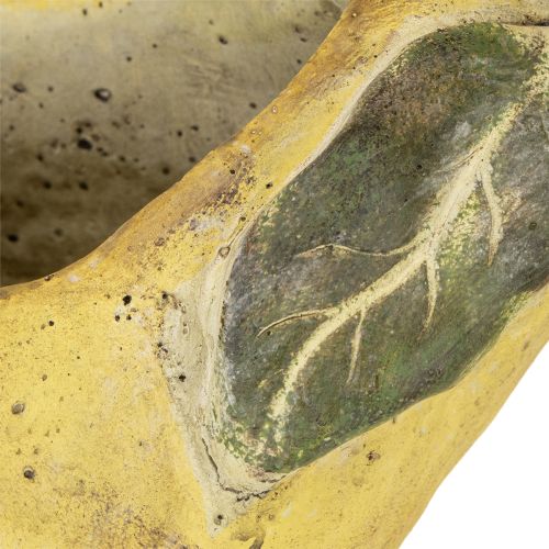 Product Decorative pear concrete planter autumn decoration 19×12.5×15.5cm