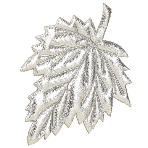 Product Decorative silk leaves 5cm silver 60 pcs