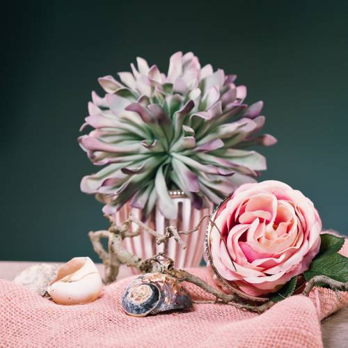 Floristik24 Decorative blossom branch foam green 70cm