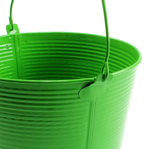 Product Decorative bucket green Ø17.5cm H17cm
