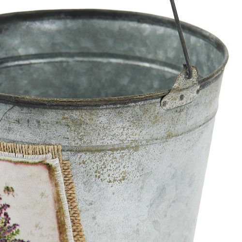 Product Decorative bucket with lavender motif Ø20cm H23cm