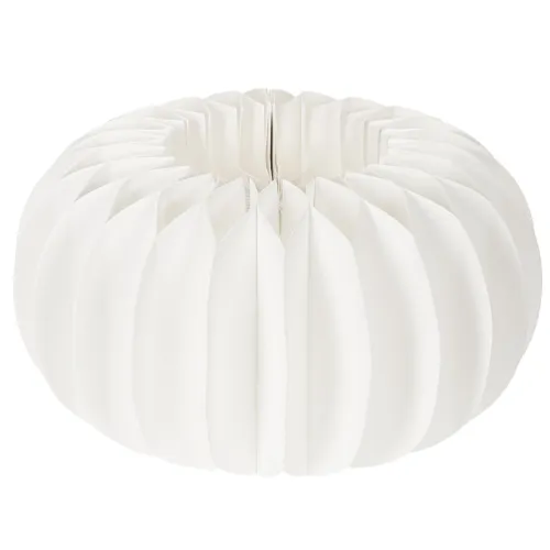 Honeycomb paper ring pumpkin round large for dried flowers and autumn decoration 24cm 4pcs