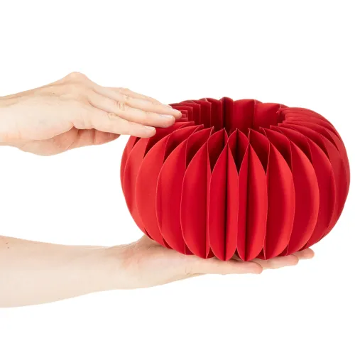 Paper decoration honeycomb paper pumpkin round modern table decoration 24cm 4pcs | Floristik24.ie