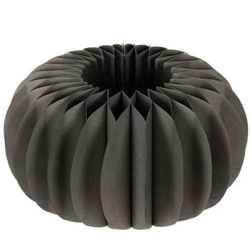 Pumpkin honeycomb paper table decoration, foldable, round, 34cm, 2 pieces | Floristik24.ie
